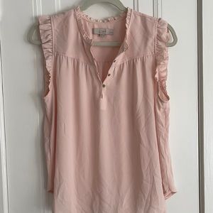 LOFT petites pink blouse (large petite)